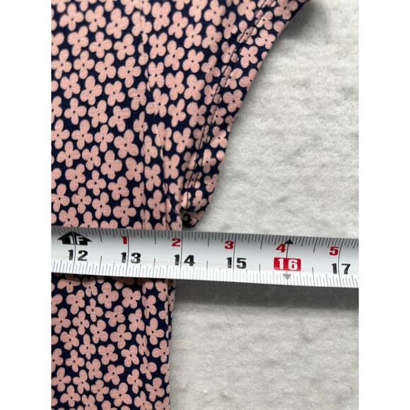Boden Pink Floral Print Short Sleeve Midi Dress Size 4R - Picture 5 of 11